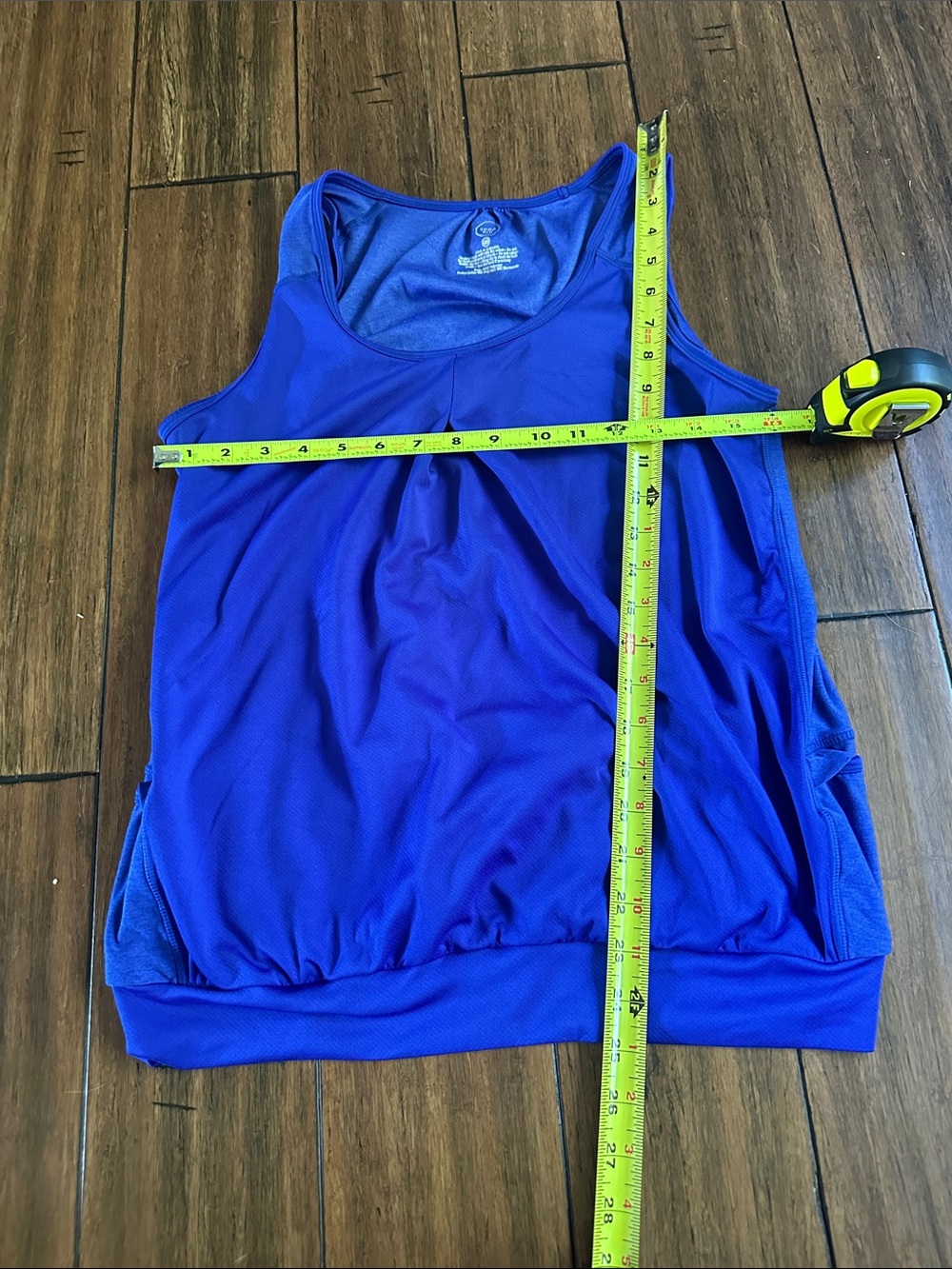 Zuma Blu Racerback Tank in Vibrant Blue